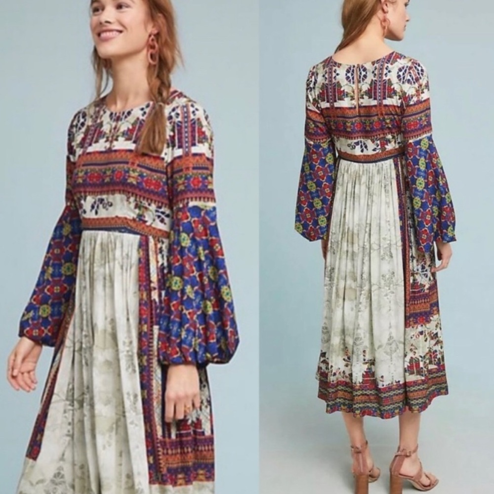Anthropologie Bhanuni by Joti Sarah Midi Dress